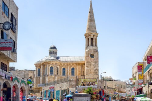 The oldest Lutheran Church in Palestine, located in Bethlehem, founded in 1854 [rayinmanila / Flickr]